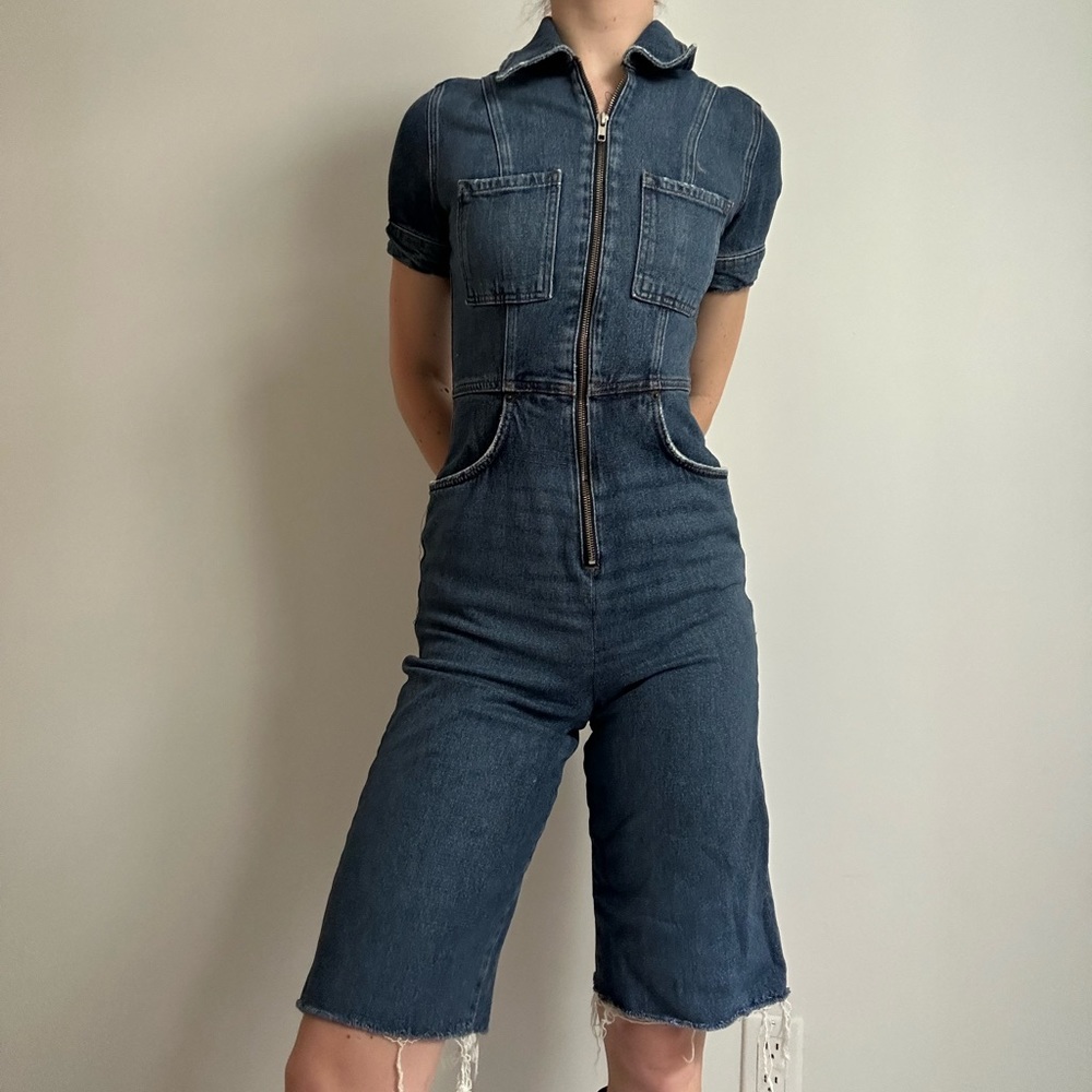 Reformation Denim Jumper
